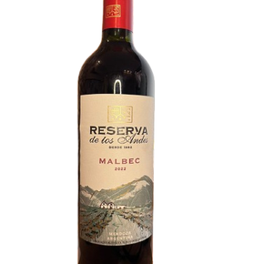 Vinho Reserva de Los Andes Malbec